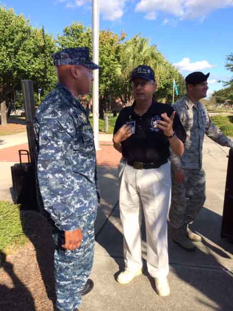 14. Pete telling a wopper to a young impressionable airman.