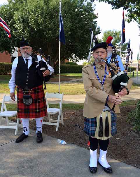 12. VSPA Bag pipers do the honors.