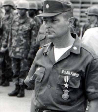 Major Roger P. Fox, received the nation's third highest medal, the Silver Star, for his actions of Dec 4-5, 1966.
