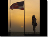 SFS Sunset IRAQ Salute