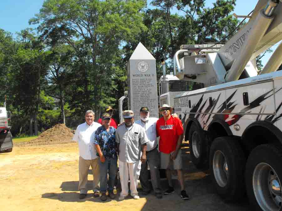 Veterans Mounument Installation