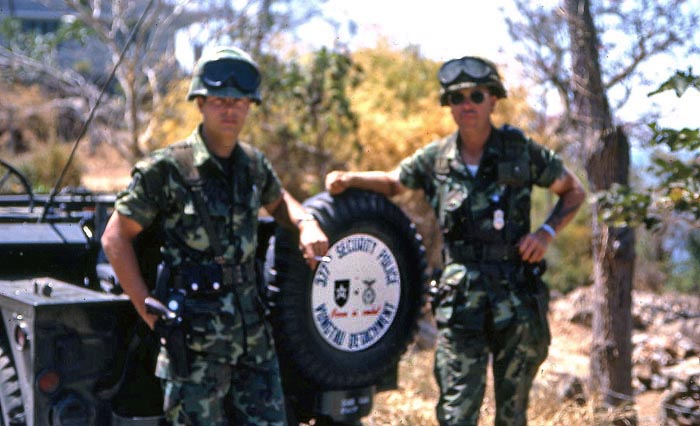 Tan Son Nhut AB, 377th SPS, QRT jeep on VC Hill. MSgt Summerfield: 01