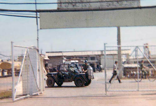 17. Tan Son Nhut AB, Air Police Gate Post. Photo by: Ed Smith (Jack the Old Cowboy), LM 453, TSN, 377th SPS. 1968-1969.