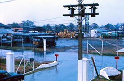 377th Air Police Compound entrance. Photo by: Bill Trimble.