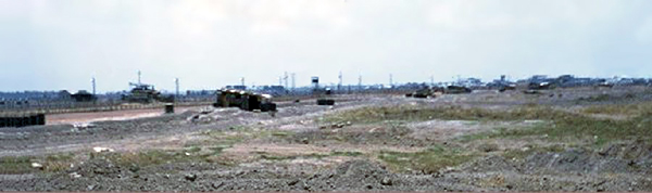 5. Tan Son Nhut AB, Perimeter Bunker Row and Towers. 1968. Photo by: Denis Cook (RIP: 21 May 2017), LM 300, TSN, 377th SPS. 1967-1968.