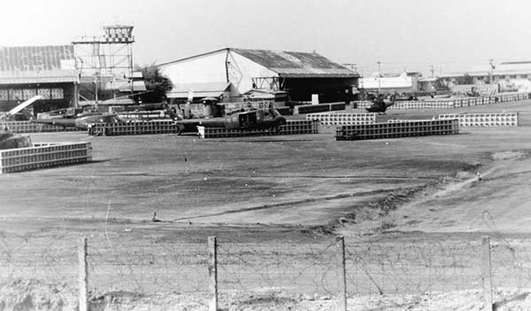 1. TSN Air Base: This photo is of the helo port across the street from the 377th SPS Barracks. What I remember most was helicopters seemingly coming and going at all hours of the day and night. My memory is it took me about three days before I can say I quit hearing them even when I was awake.