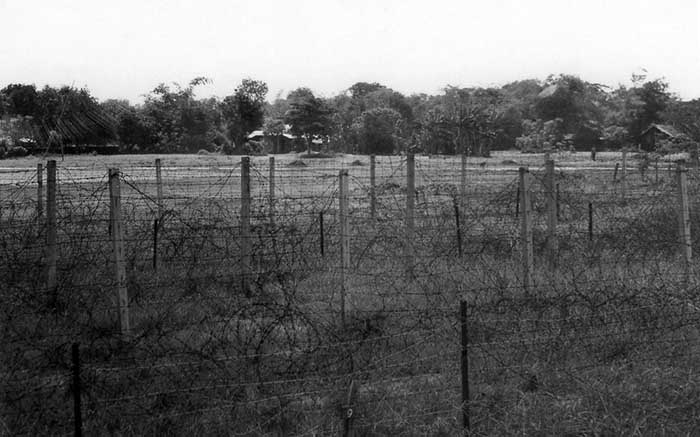 5. TSN Air Base: Perimeter fenceline.