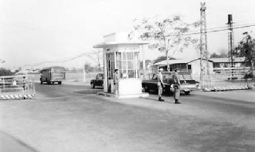 1. Tan Son Nhut AB, Main Gate. 1963. Photographer: Robert G. Anisko, 1962-1963.