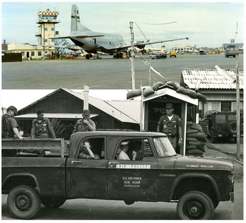 14. Tan Son Nhut AB, Air Police Gate Post. Photo by: Michael J. Minnick, LM 467, TSN, 6250th APS; BT, 6255th CSG. 1965-1966.