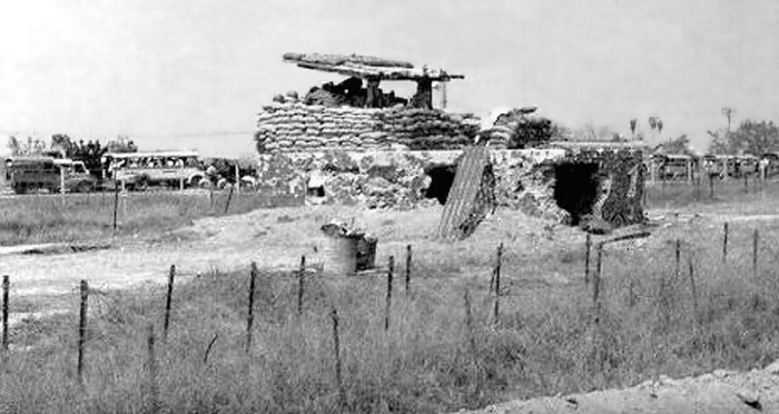7. Tan Son Nhut AB, O-51 Bunker, captured by VC and NVA, received air-strikes and artillery rounds before being retaken. Tet 1968. Photo by: unknown.