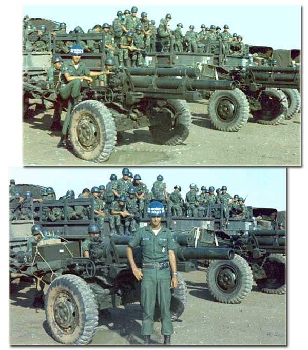 14. Tan Son Nhut AB, ARVN 105 Howitzers. 1967-1968. Photo by: Steve Rivers, LM 482, TSN, 377th SPS, Tango-1; AFOSI, Dist 51 Bangkok, 1967-1968; 1973-1975.