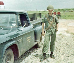 377th Air Police Squadron Helmet, 1967