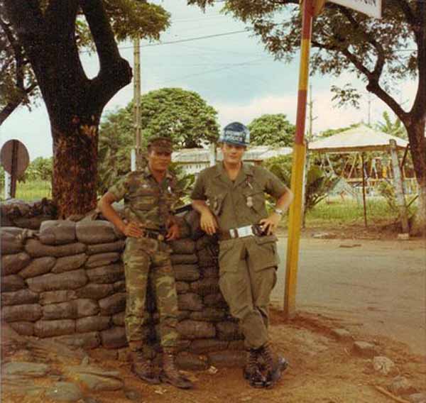 22. Tan Son Nhut AB, Back Gate Bunker post. Photo by: Russ Colombo, LM 275, TSN, 377th SPS, 1969-1970.