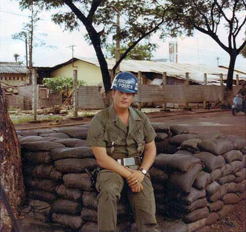 21. Tan Son Nhut AB, Back Gate Bunker post. Photo by: Russ Colombo, LM 275, TSN, 377th SPS, 1969-1970.