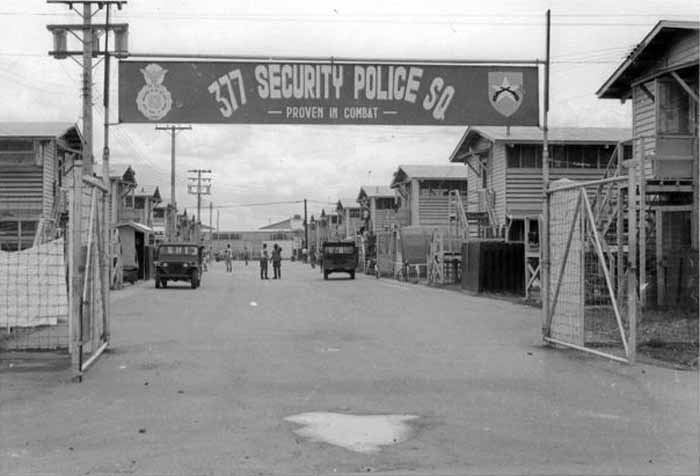 13. Tan Son Nhut AB, Saigon Embassy, ARVN Pedestrian Gate post. Photo by: unknown.