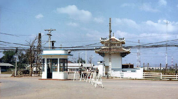 3a. Tan Son Nhut AB, Main Gate. 1967-1968. Photographer: Steve B. Rivers, LM 482, TSN. 1967-1968.