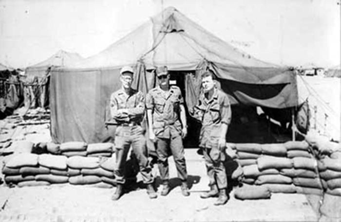 3. Tuy Hoa Air Base: 31st SPS, Tents. Photo by Chris Raper. 1967-1968.