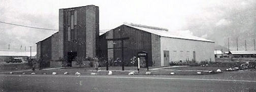 7. Tuy Hoa Air Base: Chapel Hall. Photo by Curtis Leanna. 1968-1969.