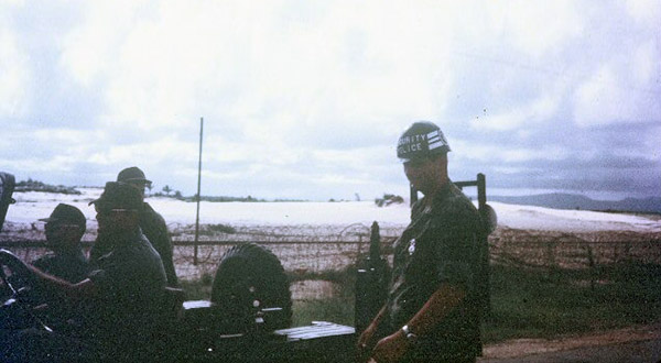 8. Tuy Hoa Air Base: QRT Jeep. Photo by Sgt deWhite. 1969-1970.