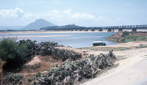 10. Tuy Hoa Air Base: Bridge. Photo by Ed Barker. 1966-1967.