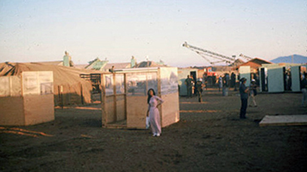 11. Tuy Hoa Air Base: Vietnamese worker entry. Photo by Ed Barker. 1966-1967. 