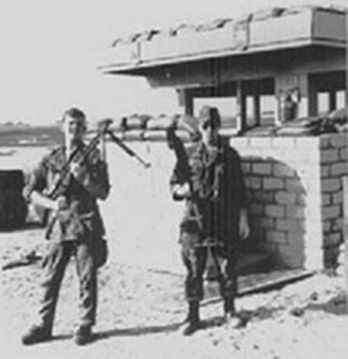 4. Tuy Hoa AB, Main Gate. Photographer: Don Graham, LM 7, TK, TUY, 31st SPS. 1968-1969.