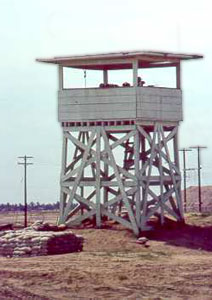 5. Tuy Hoa AB, Perimeter Tower and Bunker. Photo by: Larsen.