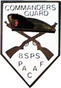 7) 8th SPS Commander's Guard Drill Team pin.