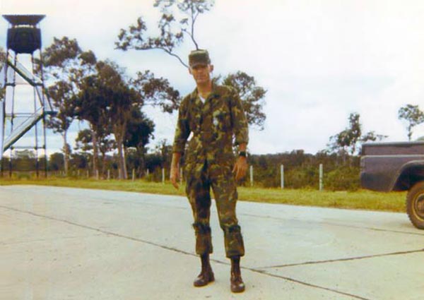 2. Ubon RTAFB. Bomb Dump Tower, Fox-3. Photo by: Dan Vinson, LM 66, UB, 8th SPS. 1968-1969.