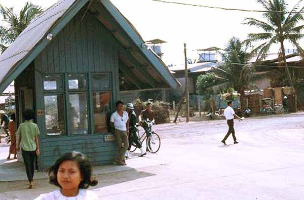 6. Ubon RTAFB. Main Gate. Note towers in background. Photographer: unknown.