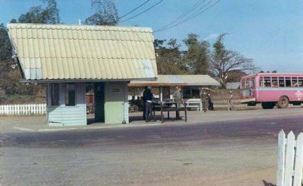 7. Ubon RTAFB. Main Gate going in on left side Thailand. Photographer: C. Ramsay (I think c ramsay was a dog handler at ubon, but not sure. Dan Vinson).