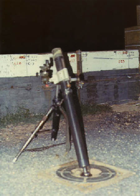 4. Ubon RTAFB. Tower, Bunker Mortar. 1972. Photo by: Everett 'Willie' Squires, LM 305, UB, 8th SPS HW. 1971-1972.