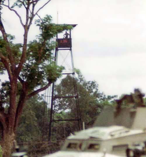 9. Ubon RTAFB. Closer view of Texas-Tower, Alpha-36. 1970. Photo by: Kelly Bateman, LM 118, UB, 8th SPS K9. 1970-1971.