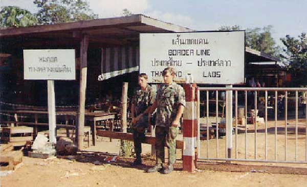 9. Ubon RTAFB. Thailand/Laos Border Gate. Photographer: Everett (Willie) Squires, LM 305, UB, 8th SPS HW, 1971-1972.