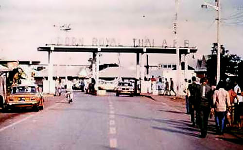 1. Udorn RTAFB, Main Gate. Photographer: unknown.