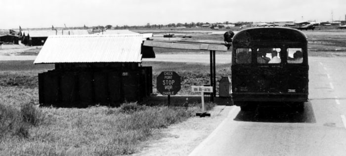 2. Udorn RTAFB, Check Point Charlie. 1970. Photo by: Steve Crane, LM 253, UD, 432nd SPS K9. 1969-1970.