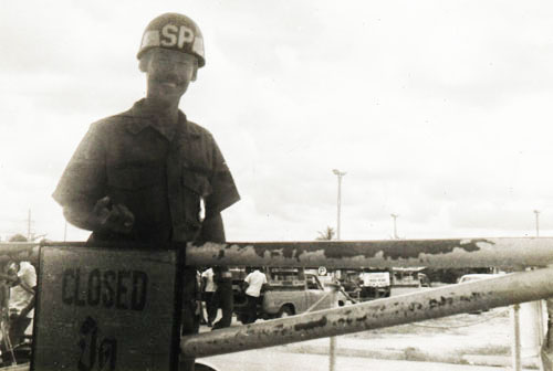 5. U-Tapao RTAFB, Gate Duty. Closeup. Photographer: England.