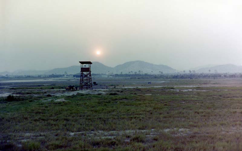 7. U-Tapao RTAFB, Runway Perimeter Tower-1. 1972. Photo by: John Homa, KRT, 388th SPS K9; UT, 635th SPS K9. 1968-1969.