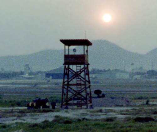 6. U-Tapao RTAFB, Perimeter Tower-2. 1972. Photo by: John Homa, KRT, 388th SPS K9; UT, 635th SPS K9. 1968-1969.