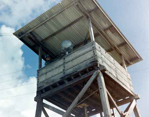 2. U-Tapao RTAFB, Perimeter Tower-4. 1972. Photo by: John Homa, KRT, 388th SPS K9; UT, 635th SPS K9. 1968-1969.