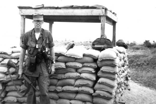 14. U-Tapao RTAFB, Perimeter Tower. 1968. Photo by: William Bever, UT, 635th SPS, 1968.
