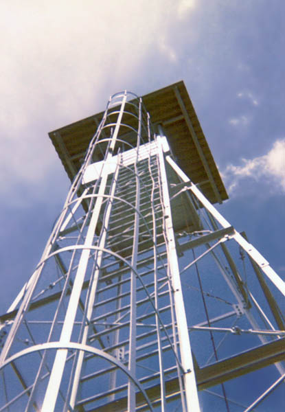 11. U-Tapao RTAFB, Perimeter Tower. 1968. Photo by: William Bever, UT, 635th SPS, 1968.