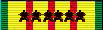 Vietnam Ribbon with 3 Clusters
