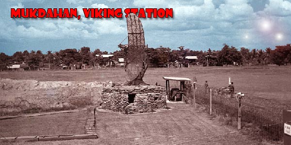 1. Mukdahan, Viking Station. Radar Gate (right of bunker). Photographer: unknown.