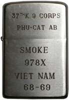 Vietnam Zippo Lighters
