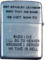 VSPA Zippo Lighters We Carried in Vietnam and Thailand